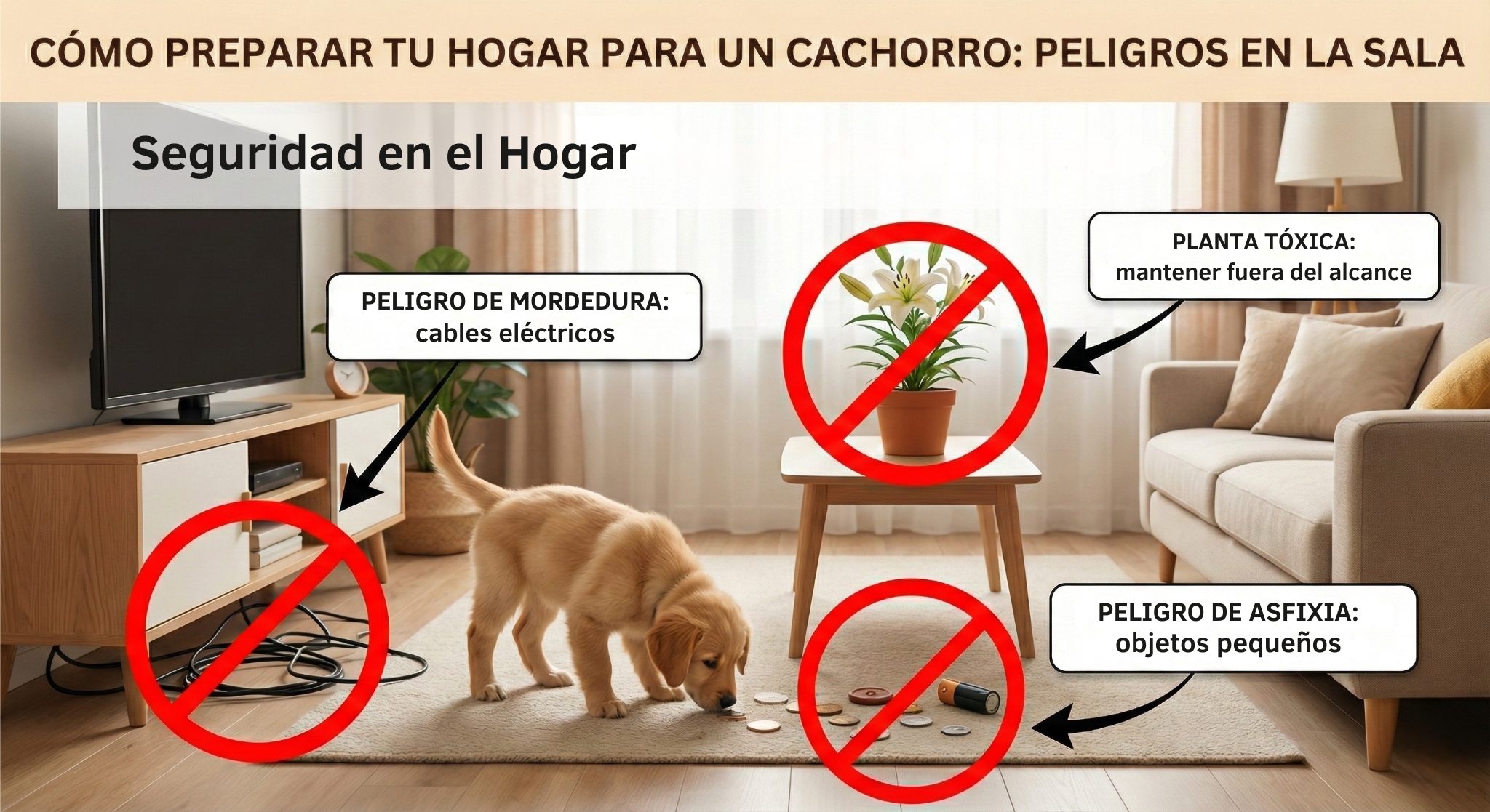 Cómo preparar tu hogar para un cachorro